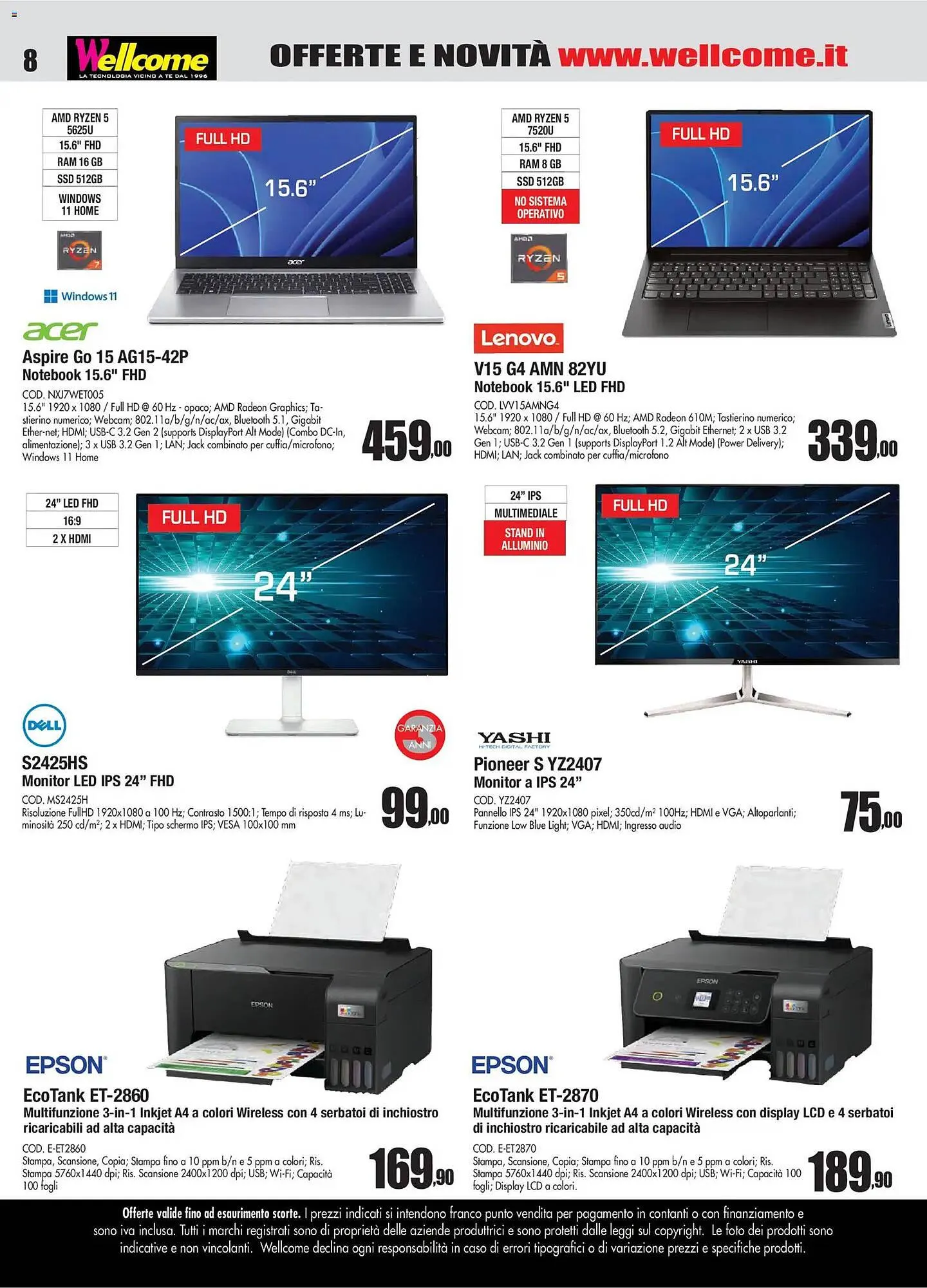 Volantino Wellcome da 6 novembre a 27 dicembre di 2025 - Pagina del volantino 8