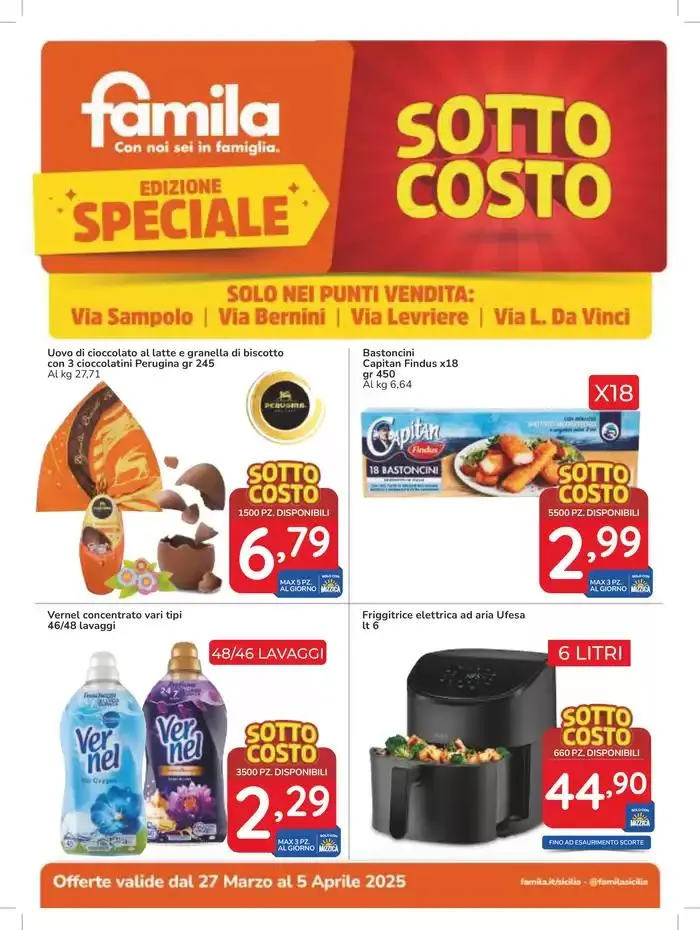 Sotto Costo da 27 marzo a 5 aprile di 2025 - Pagina del volantino 1
