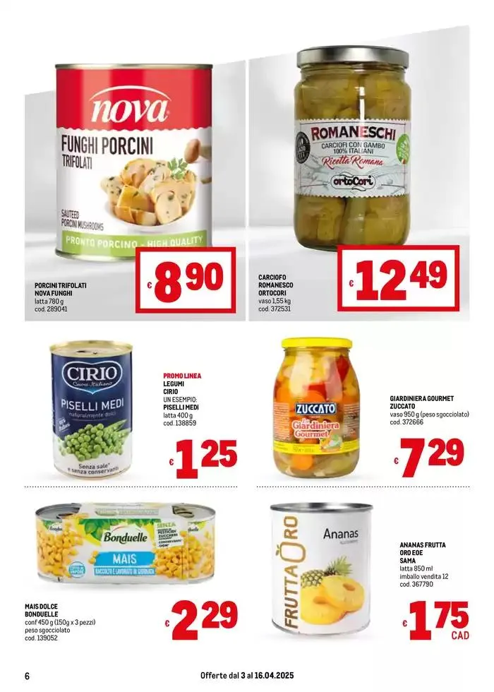 Offerte per te -Area 4 da 7 aprile a 16 aprile di 2025 - Pagina del volantino 6