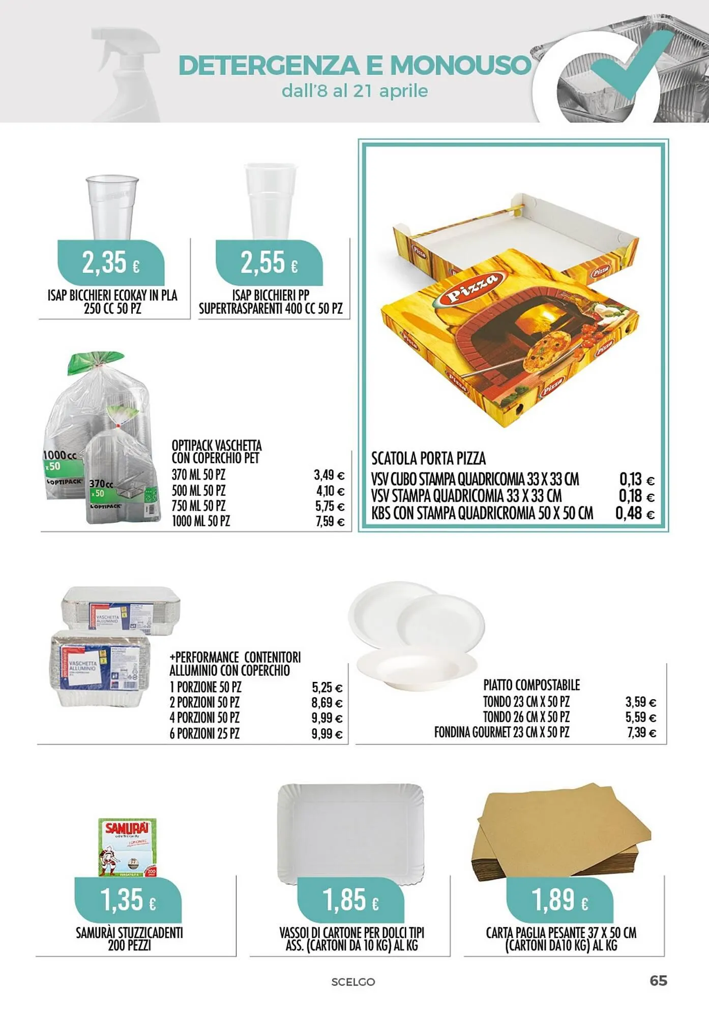 Volantino Scelgo da 8 aprile a 21 aprile di 2024 - Pagina del volantino 65
