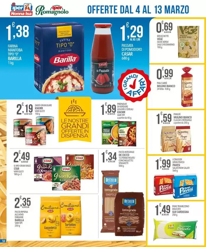 Iper offerte sottocosto da 4 marzo a 13 marzo di 2025 - Pagina del volantino 12