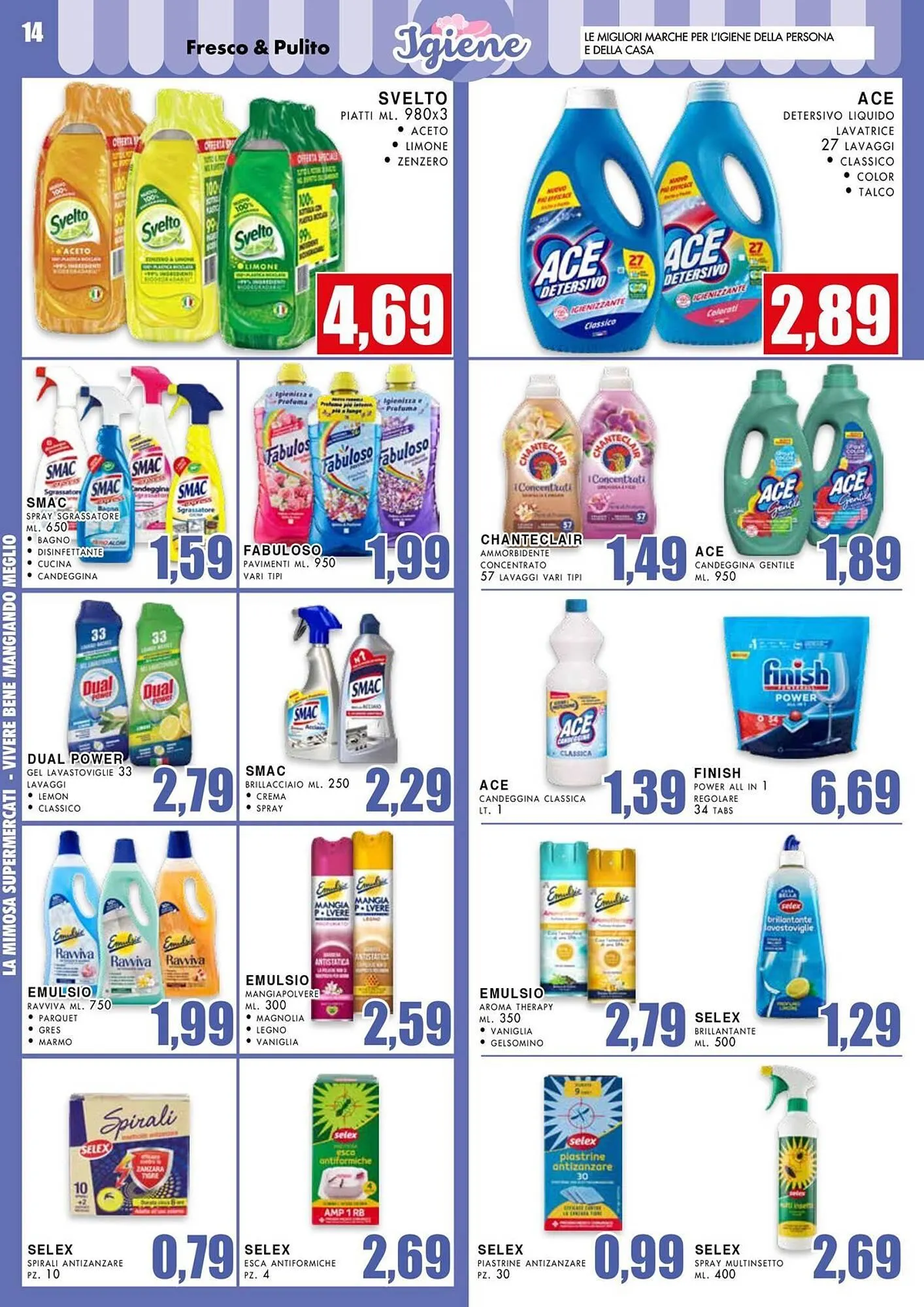 Volantino La Mimosa Supermercati da 30 giugno a 13 luglio di 2025 - Pagina del volantino 14