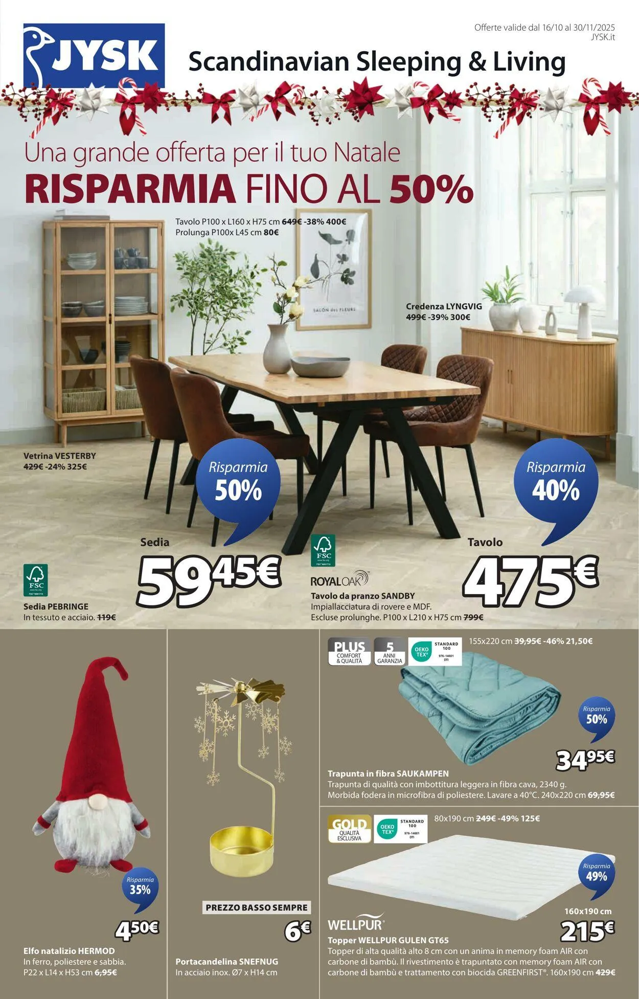 Jysk Volantino attuale da 16 ottobre a 30 ottobre di 2025 - Pagina del volantino 2