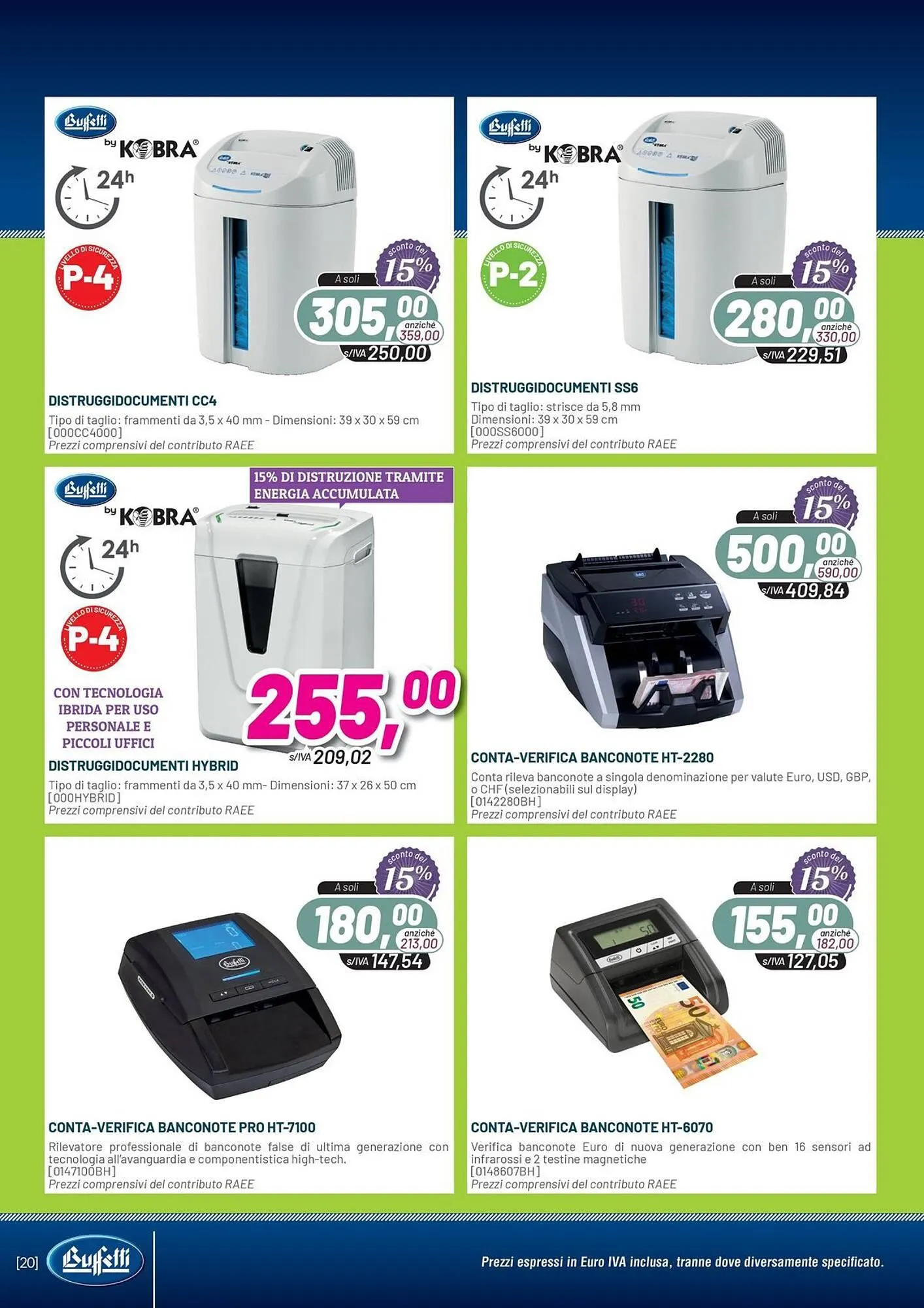 Volantino Buffetti da 2 ottobre a 31 ottobre di 2025 - Pagina del volantino 20