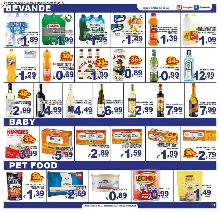 Buon anno da 27 dicembre a 6 gennaio di 2025 - Pagina del volantino 11