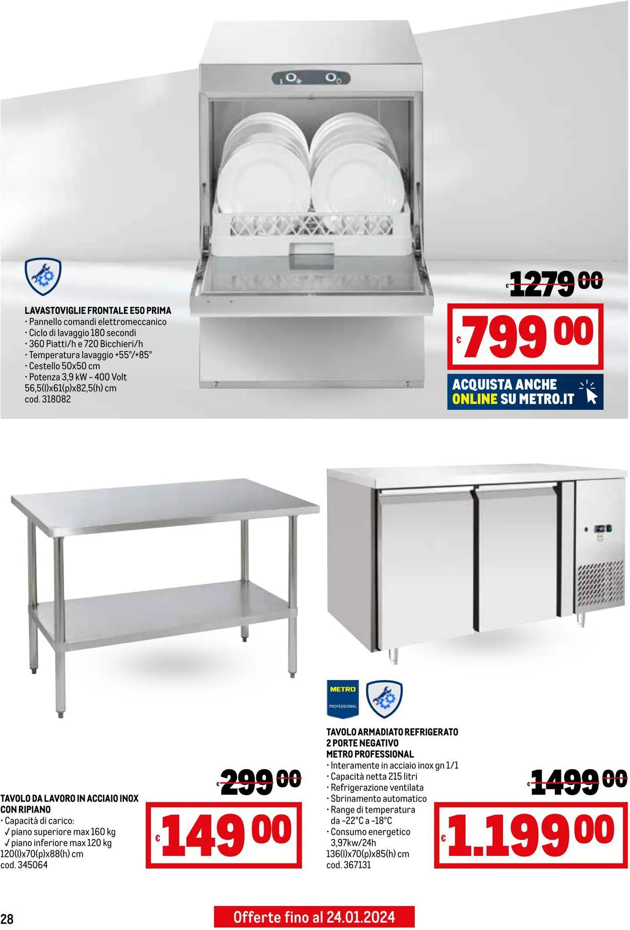 Metro Volantino attuale da 3 luglio a 17 luglio di 2024 - Pagina del volantino 28