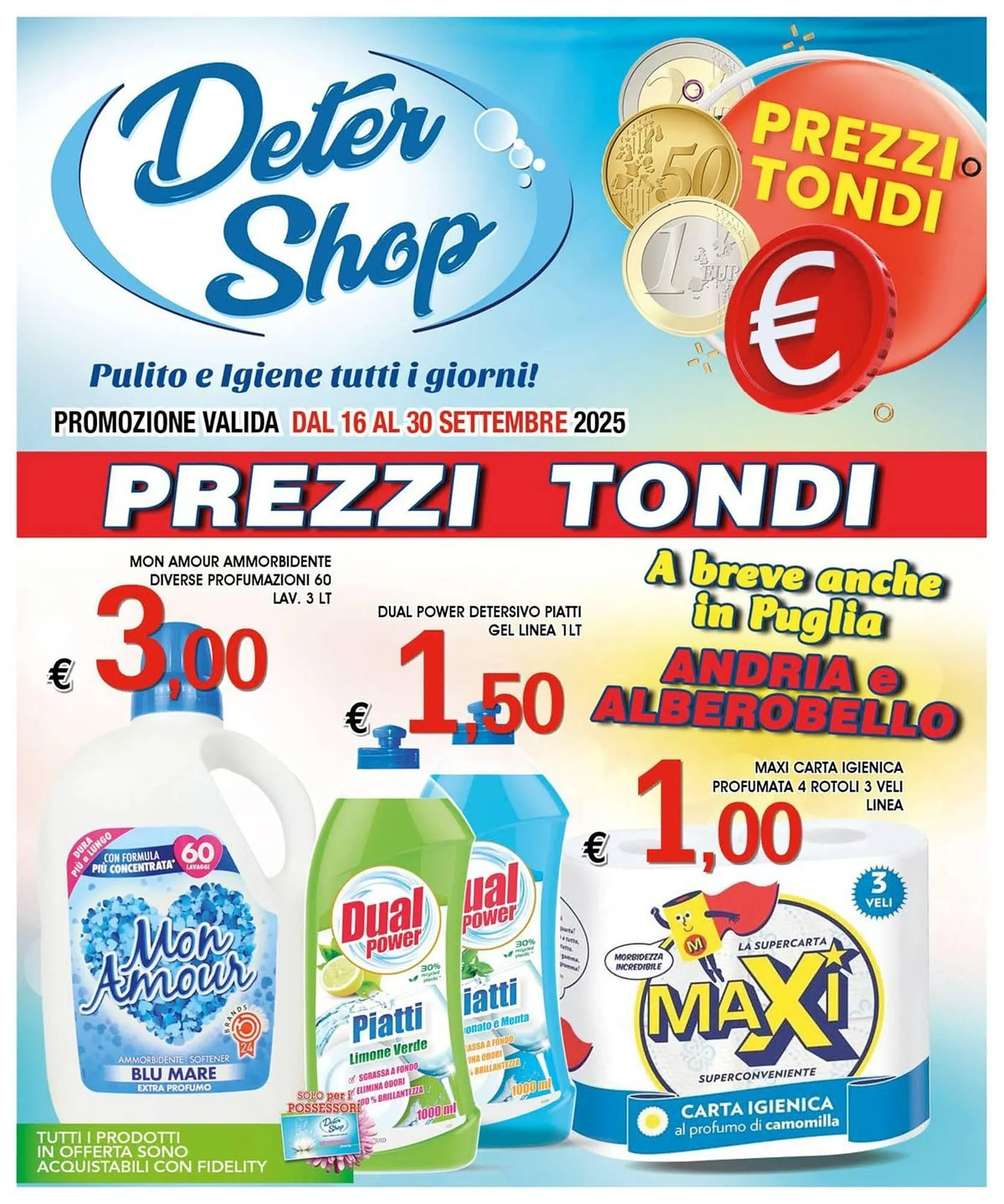 Volantino Deter Shop da 16 settembre a 30 settembre di 2025 - Pagina del volantino 1