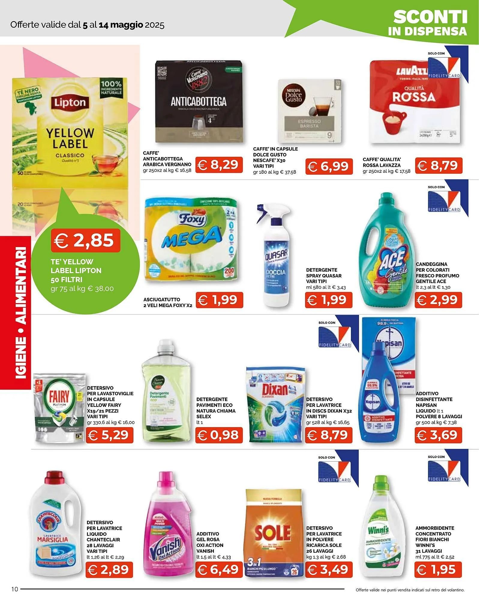 Volantino Mercatò Local da 5 maggio a 14 maggio di 2025 - Pagina del volantino 10