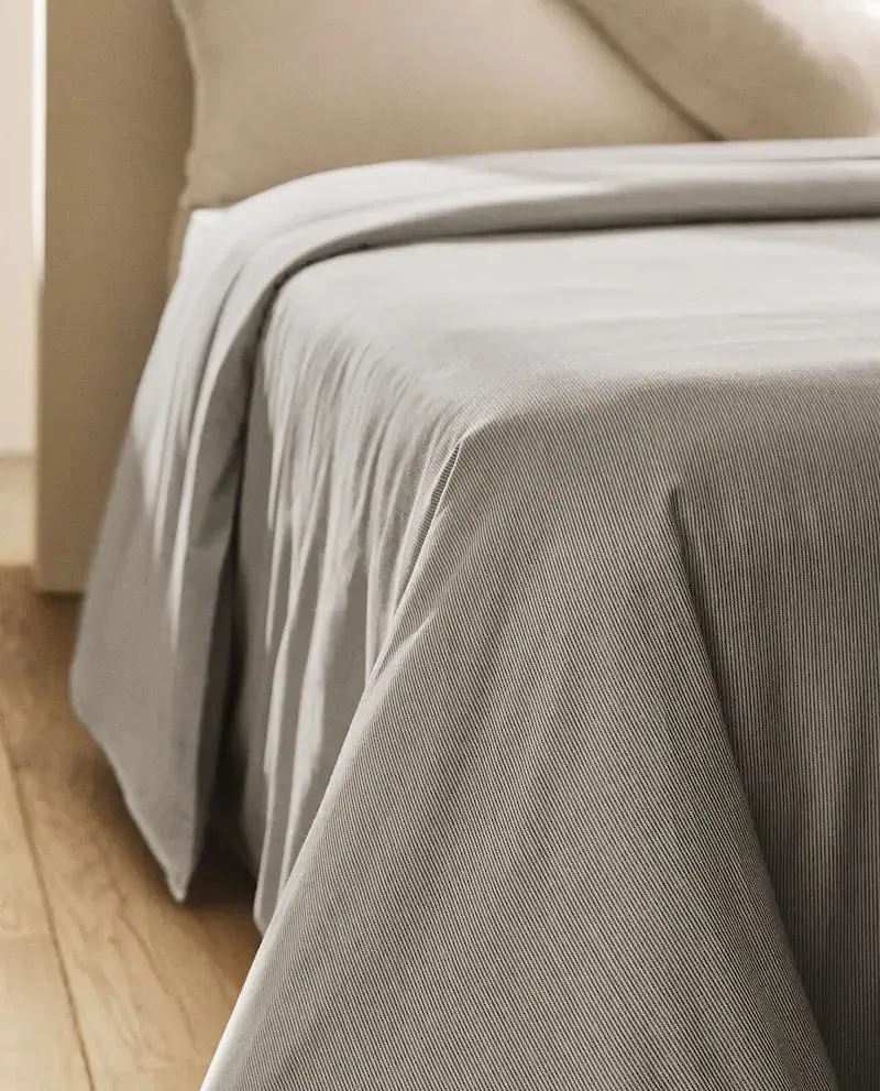 COPRIPIUMINO IN COTONE A RIGHE