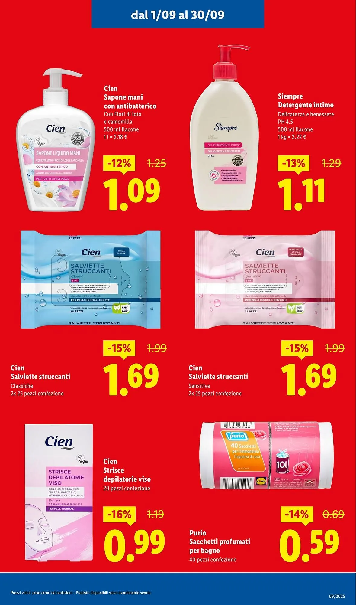 Volantino Lidl da 1 settembre a 30 settembre di 2025 - Pagina del volantino 13