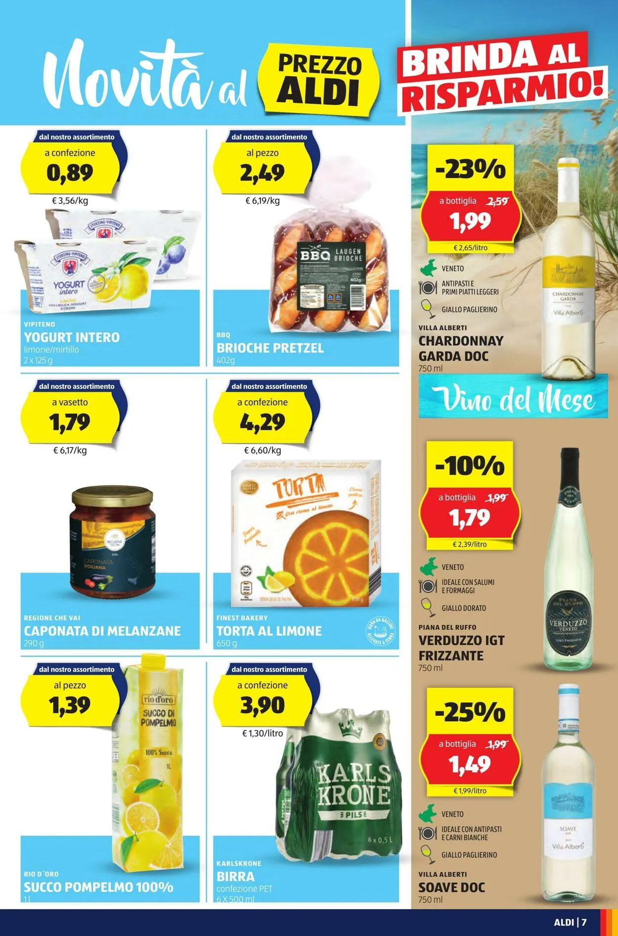 Aldi Volantino attuale da 28 luglio a 3 agosto di 2025 - Pagina del volantino 7