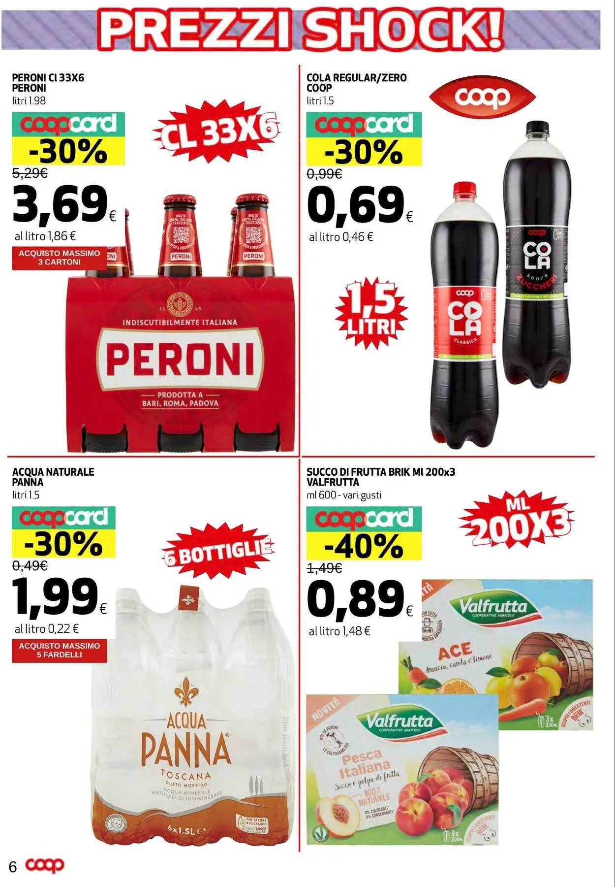 Coop Volantino attuale da 12 giugno a 22 giugno di 2025 - Pagina del volantino 6