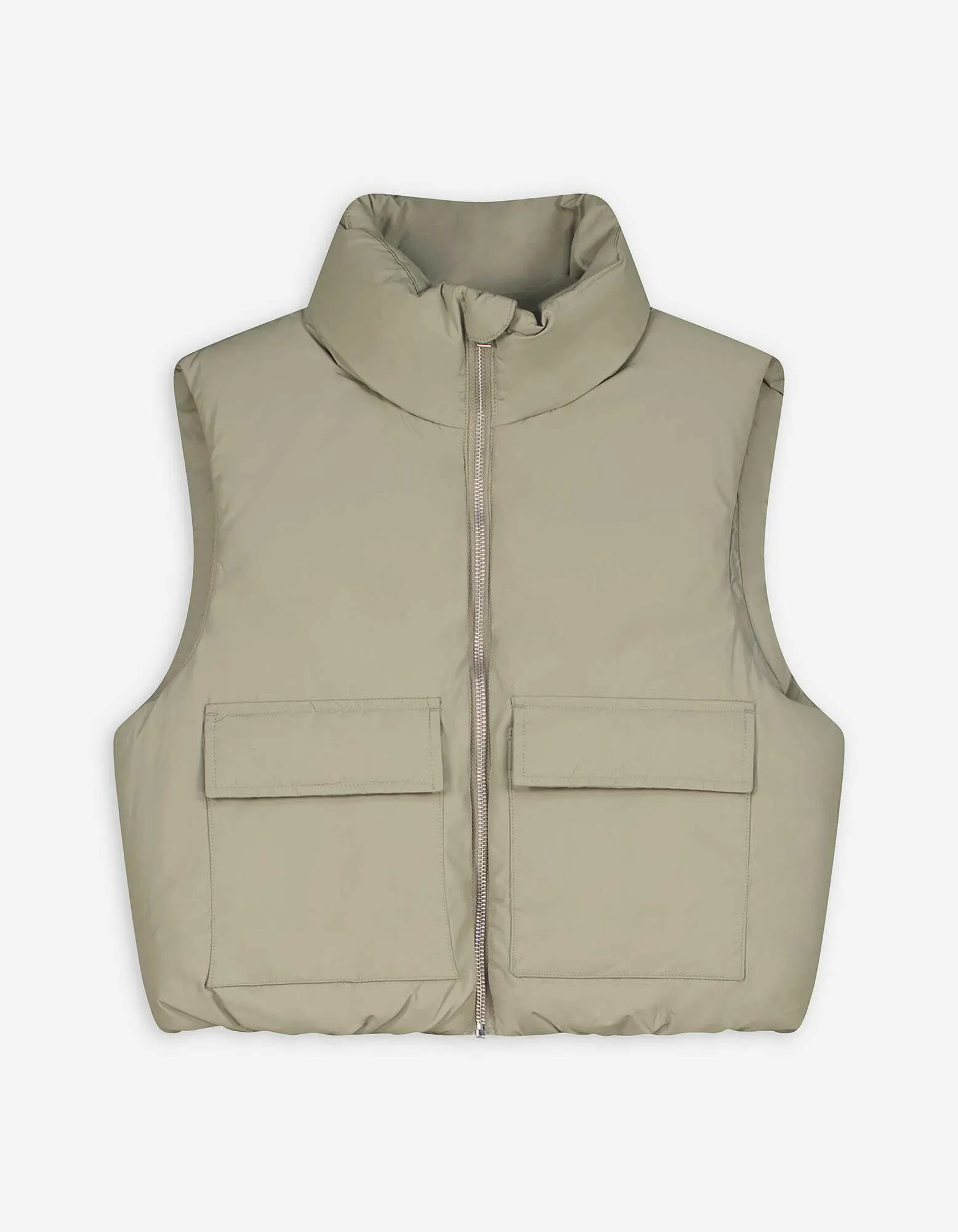 Gilet - Tasche applicate - verde scuro