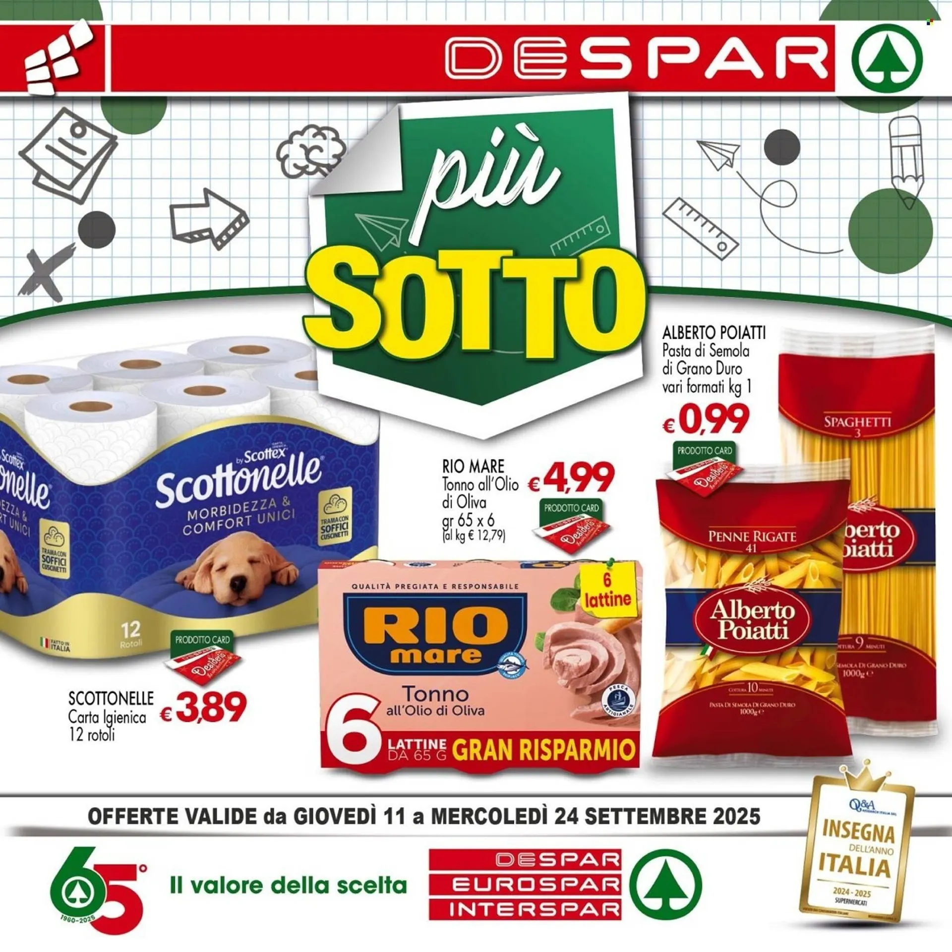 Volantino Despar da 11 settembre a 24 settembre di 2025 - Pagina del volantino 1