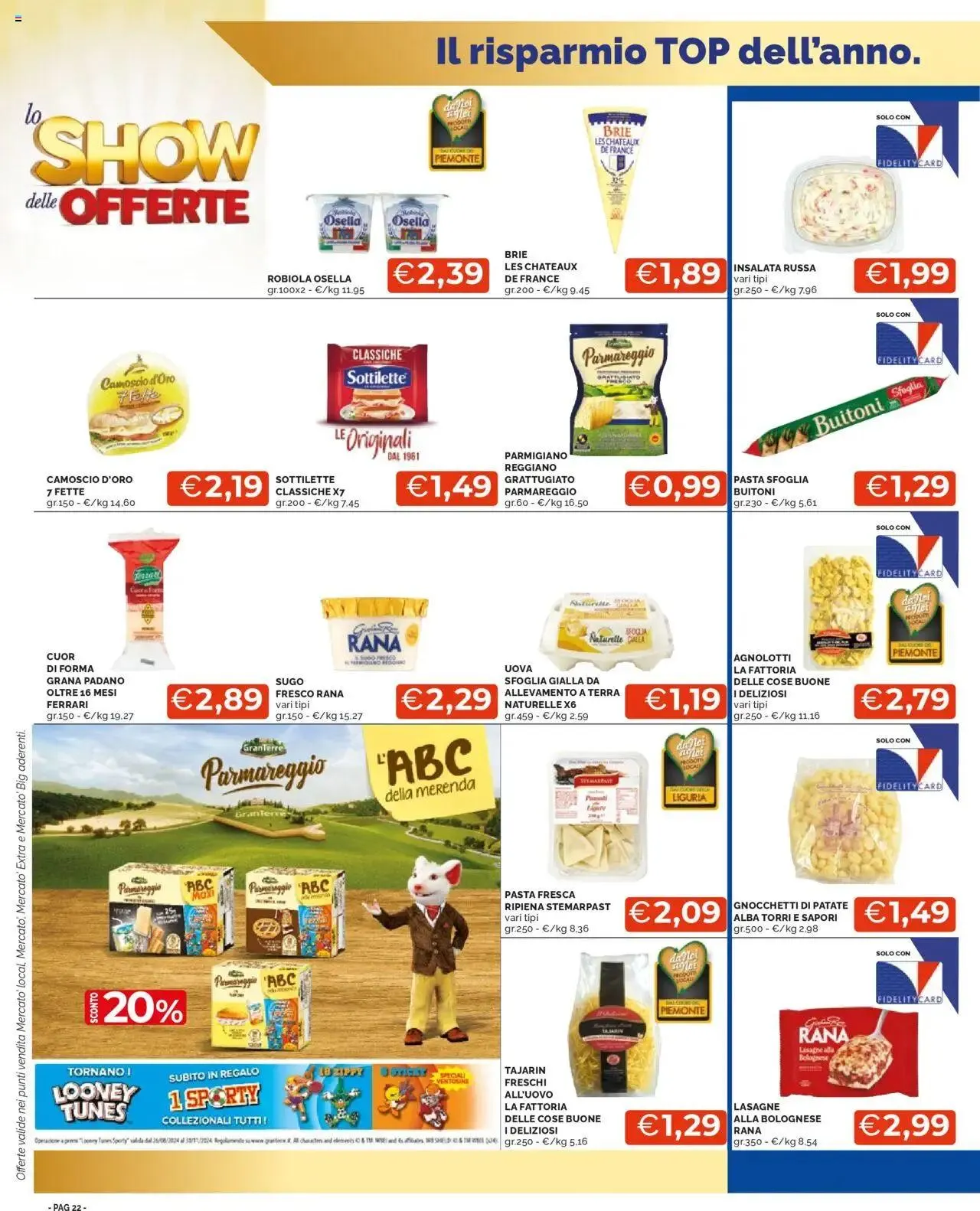 Volantino Mercatò da 5 settembre a 18 settembre di 2024 - Pagina del volantino 22