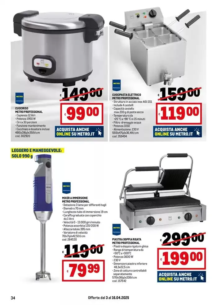 Offerte per te -Area 4 da 7 aprile a 16 aprile di 2025 - Pagina del volantino 34