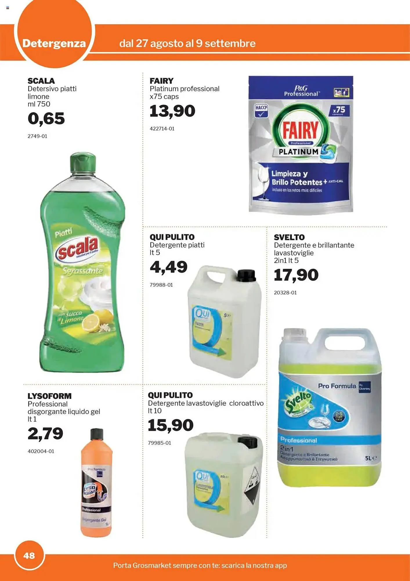 Volantino GrosMarket da 27 agosto a 9 settembre di 2025 - Pagina del volantino 48