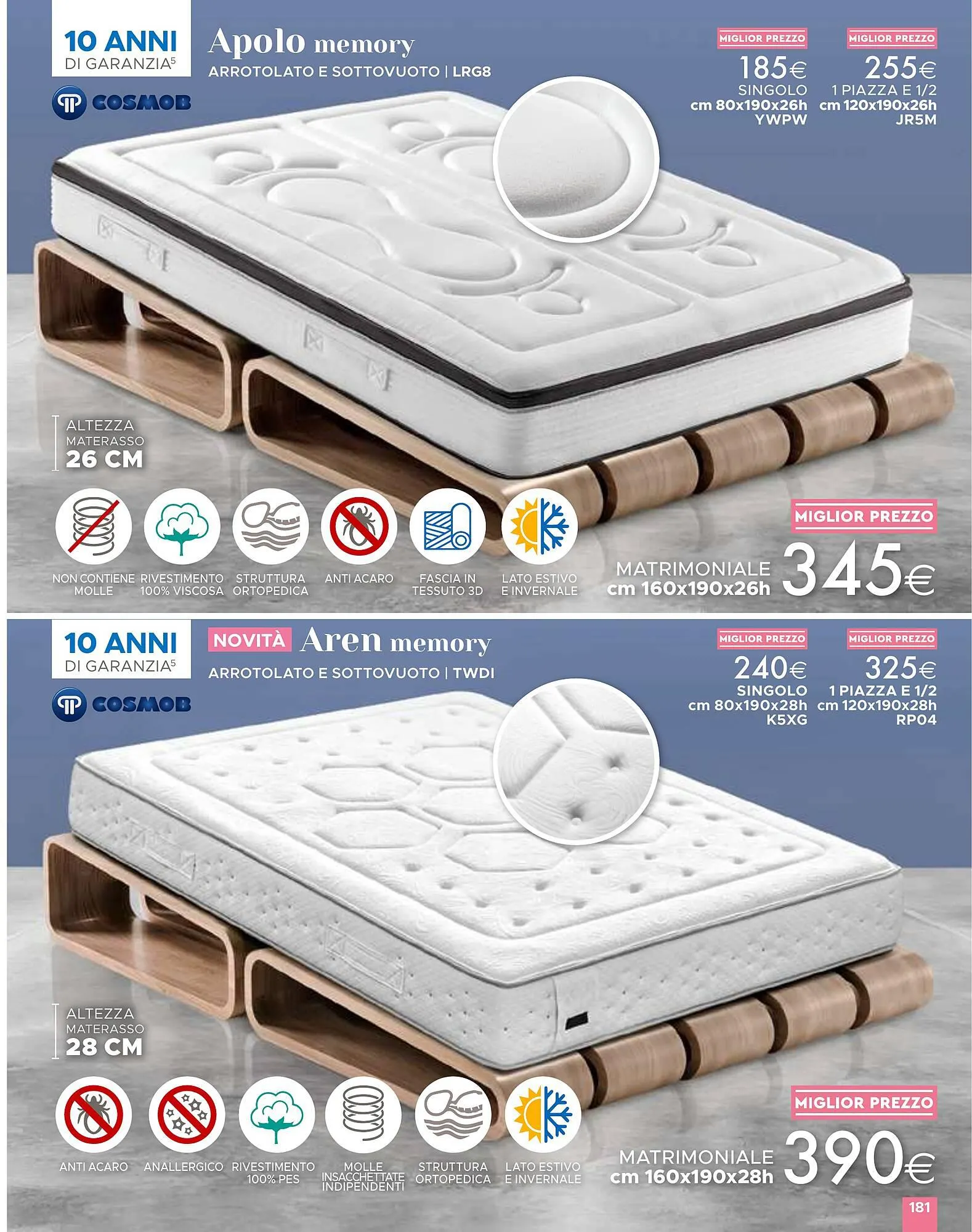 Volantino Mondo Convenienza da 1 aprile a 1 settembre di 2024 - Pagina del volantino 181