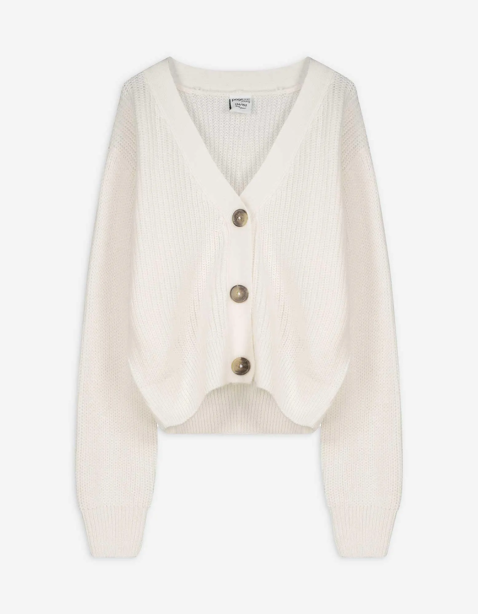 Cardigan - corto - bianco