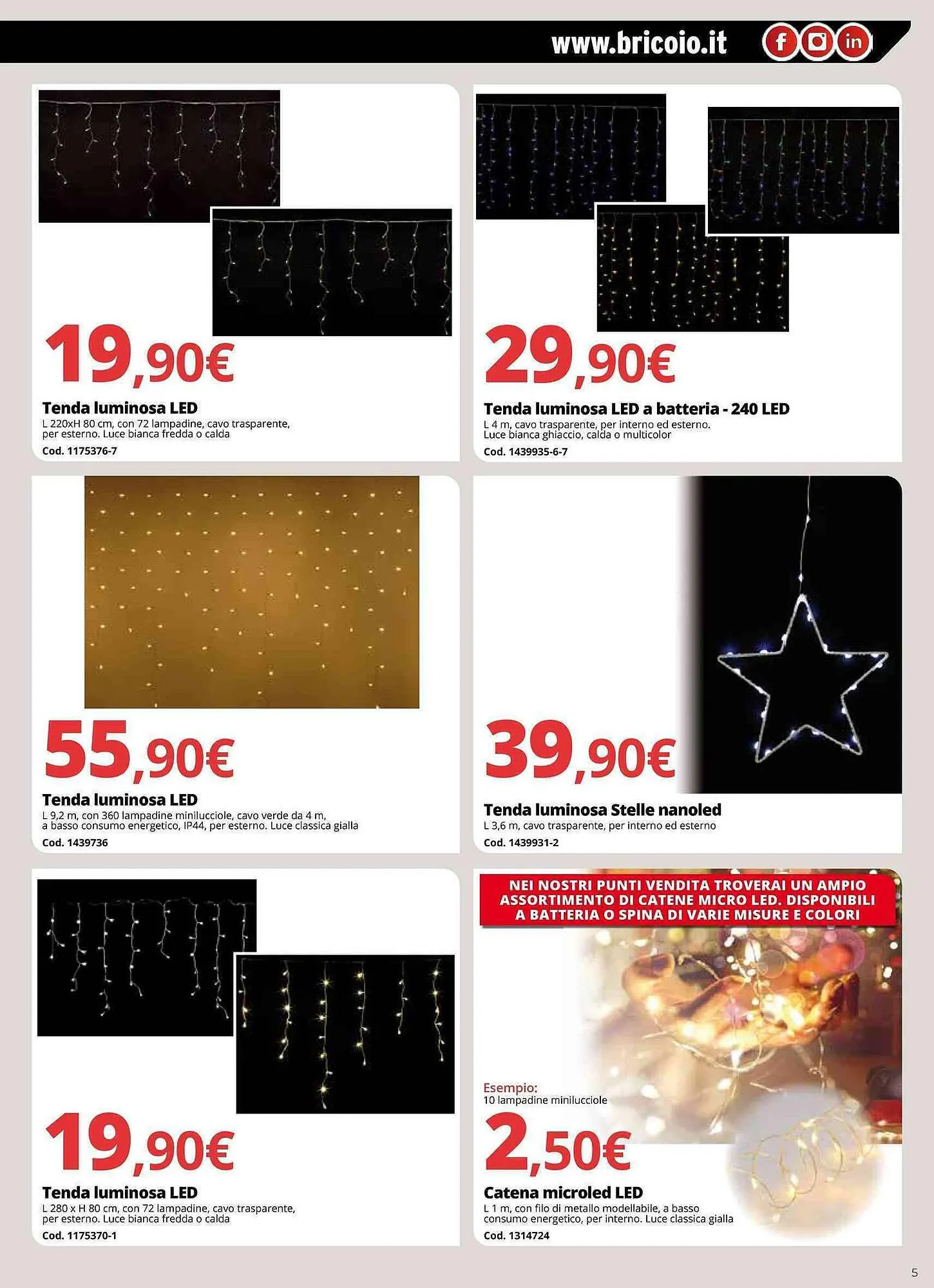 Volantino Brico Io da 17 novembre a 24 dicembre di 2023 - Pagina del volantino 5