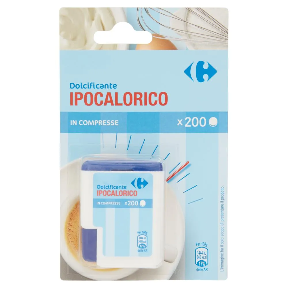 Carrefour Dolcificante Ipocalorico in Compresse 200 x 10 g