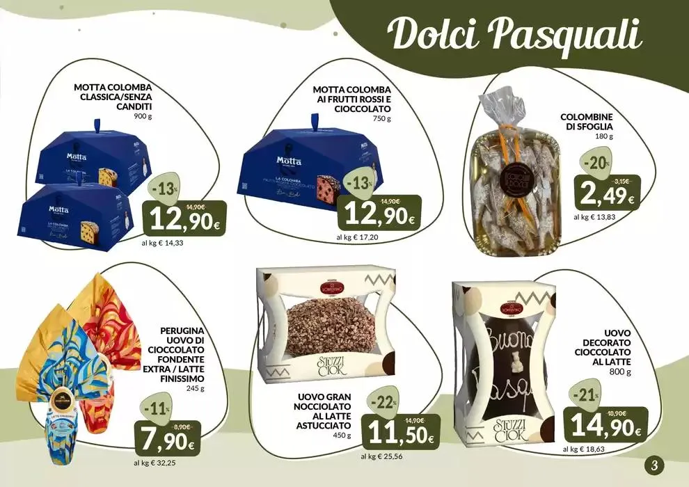 PASQUA FESTA DI SAPORI E CONVENIENZA da 28 marzo a 19 aprile di 2025 - Pagina del volantino 3