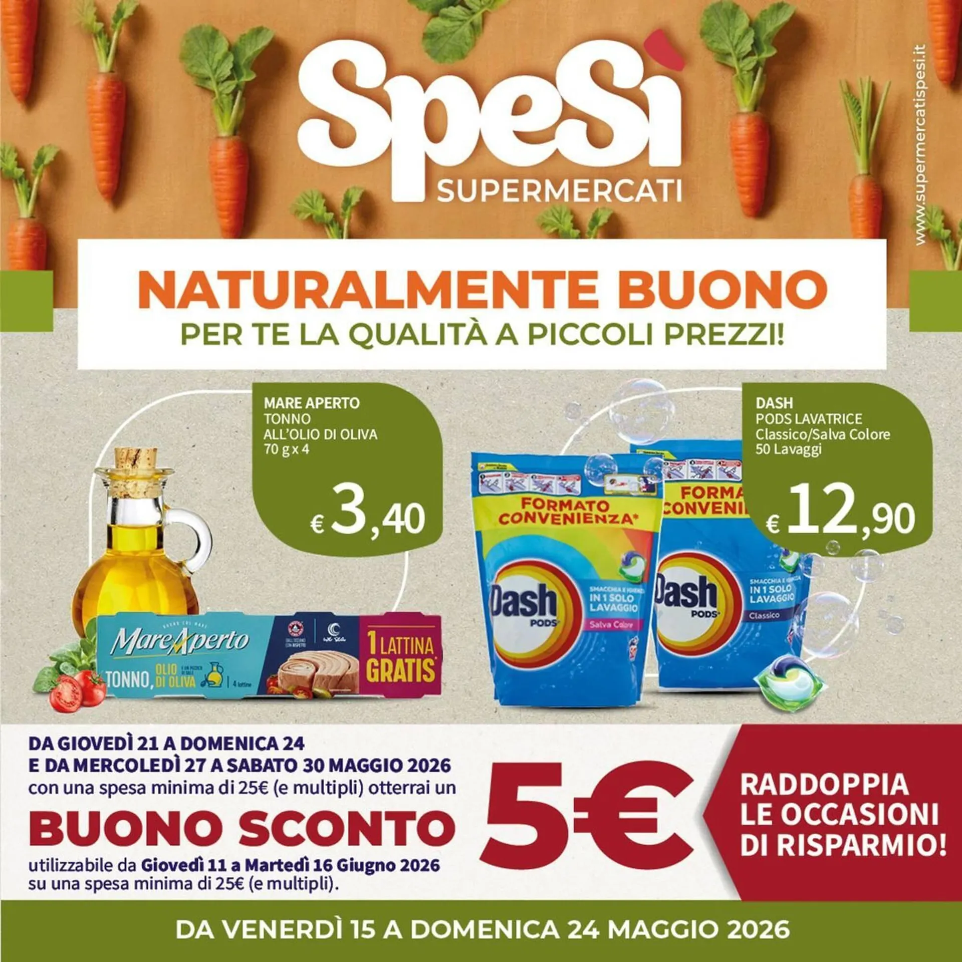 Volantino SpeSì da 15 maggio a 16 giugno di 2026 - Pagina del volantino 1