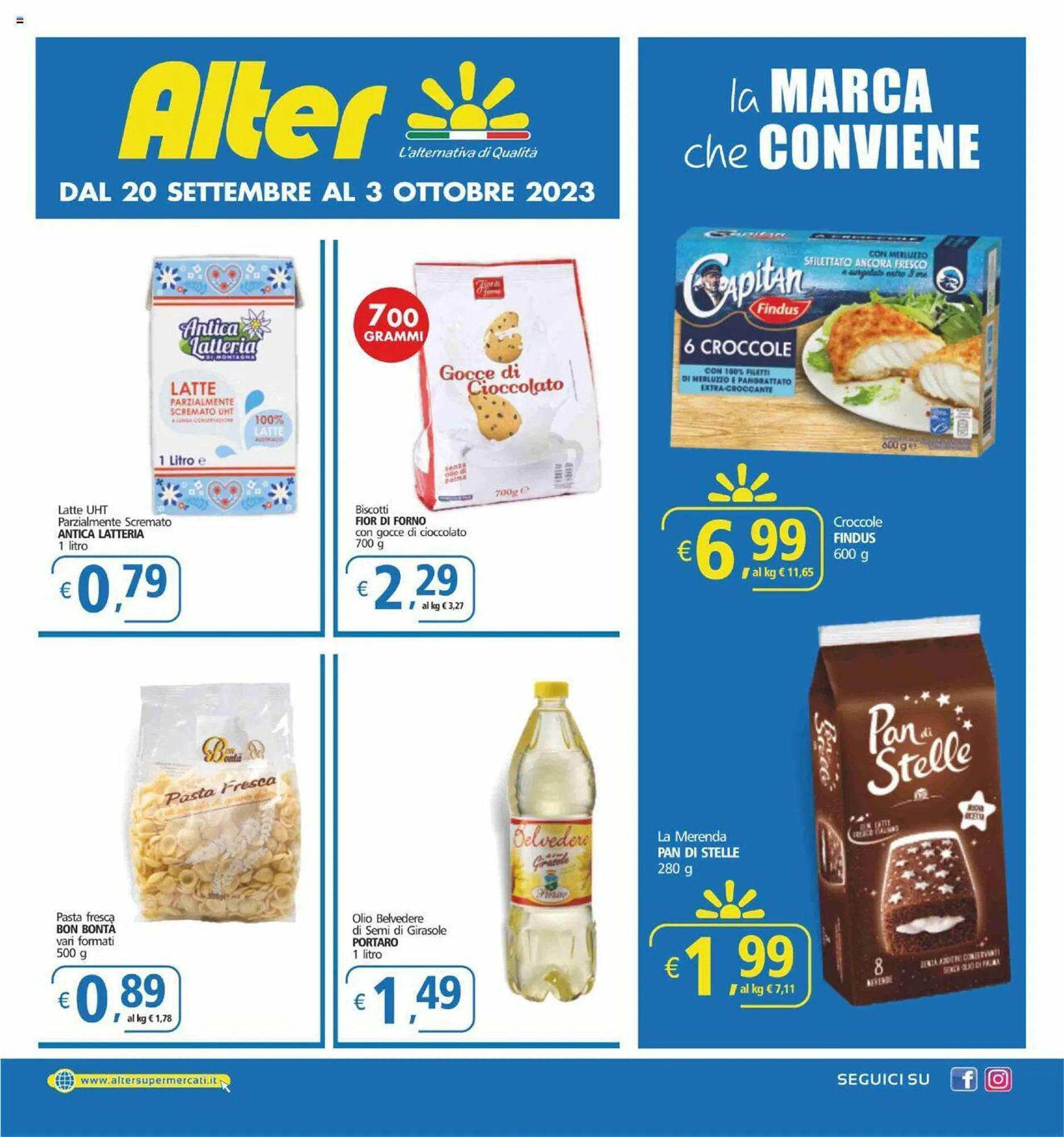 Volantino Alter Discount da 20 settembre a 3 ottobre di 2023 - Pagina del volantino 1