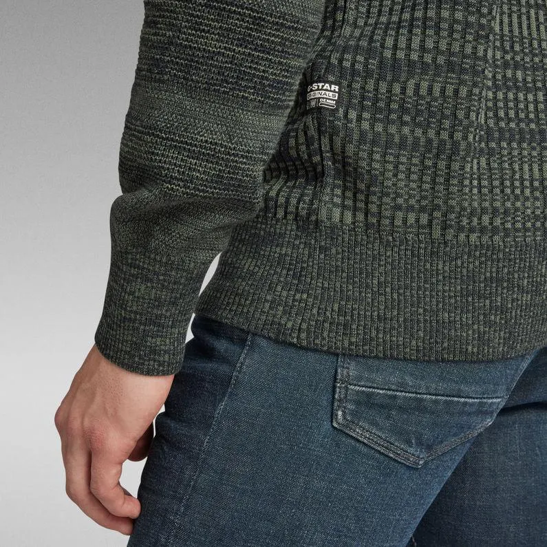 3D Biker Knitted Sweater