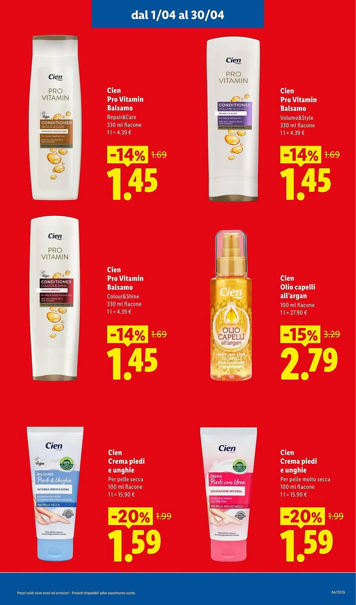 Volantino Lidl da 1 aprile a 30 aprile di 2026 - Pagina del volantino 11