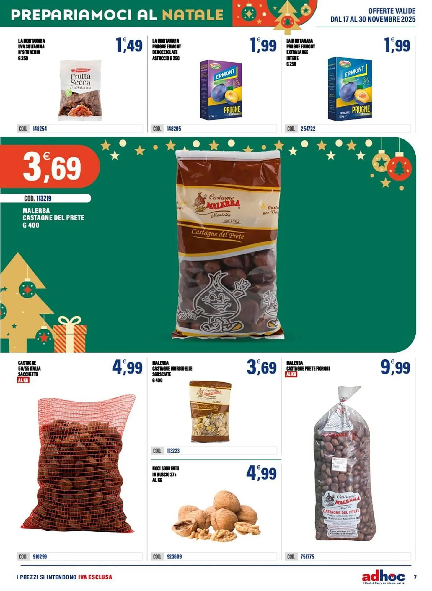 Volantino Adhoc da 17 novembre a 30 novembre di 2025 - Pagina del volantino 7