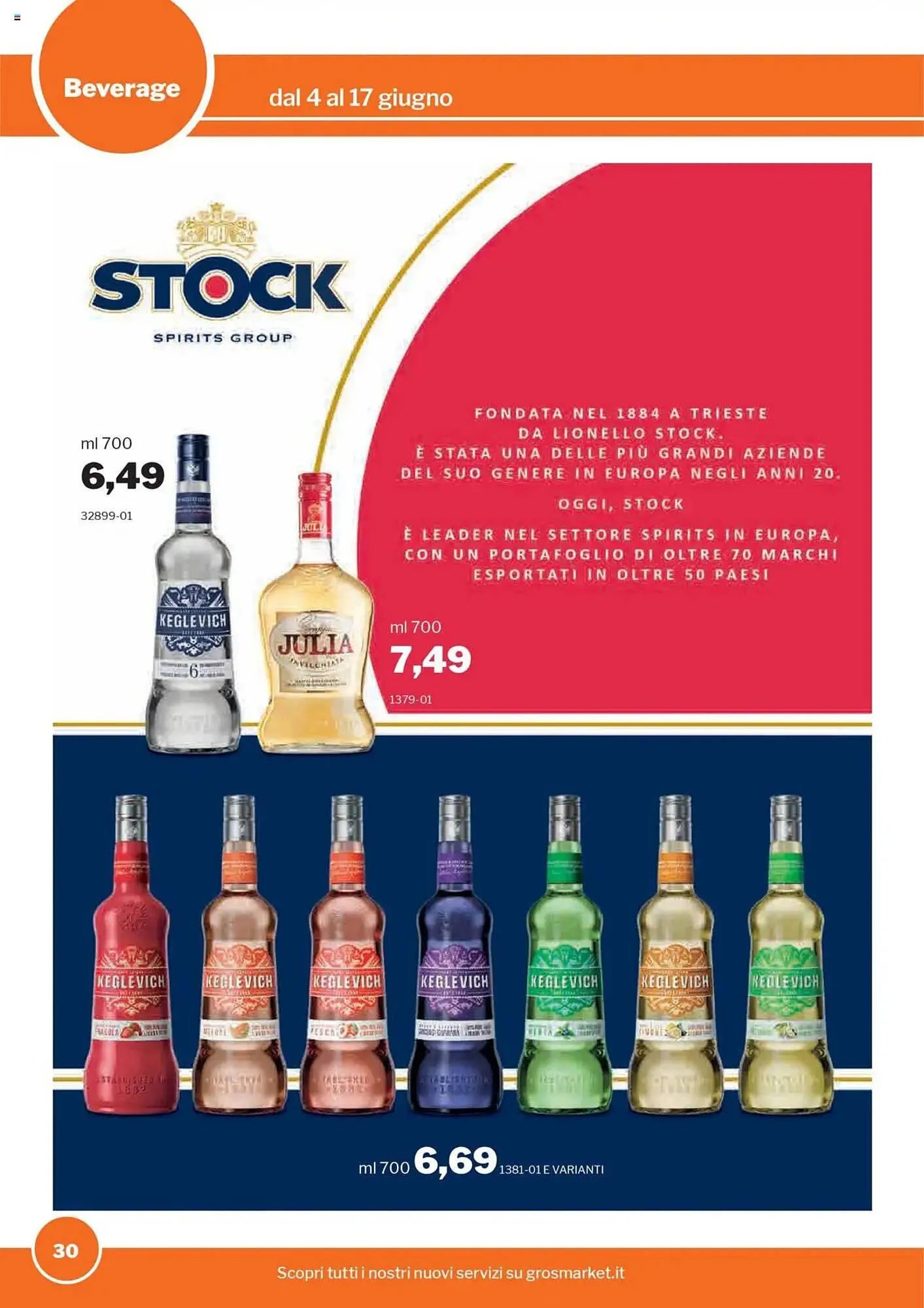 Volantino GrosMarket da 4 giugno a 17 giugno di 2025 - Pagina del volantino 30