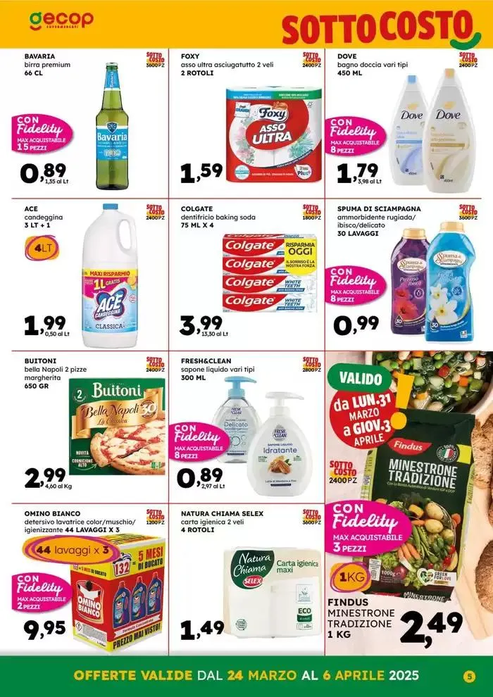 Sottocosto da 25 marzo a 6 aprile di 2025 - Pagina del volantino 5