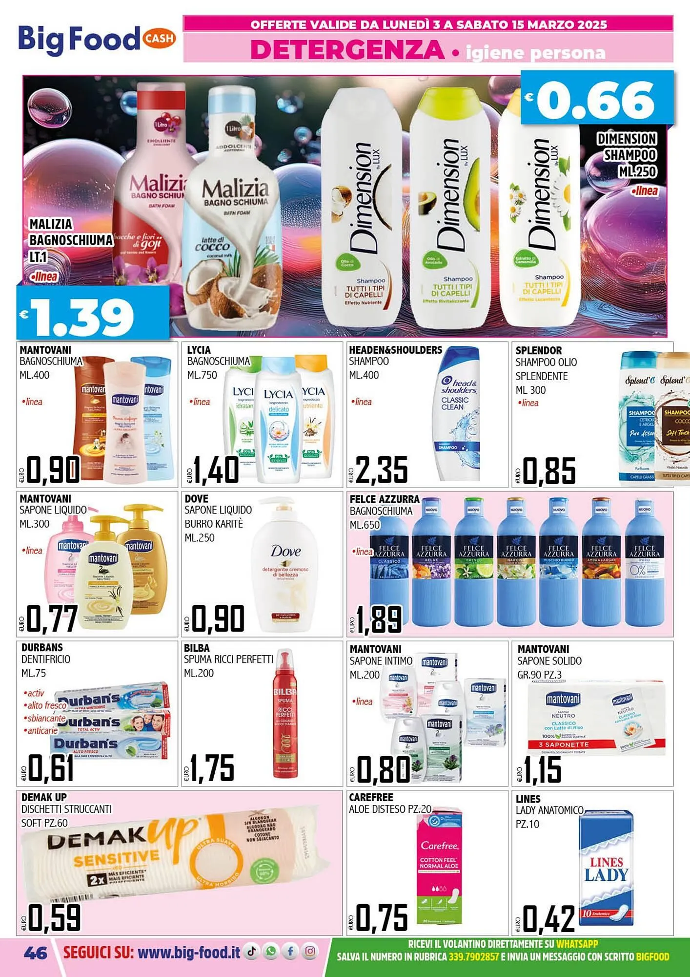 Volantino Big Food da 3 marzo a 15 marzo di 2025 - Pagina del volantino 46