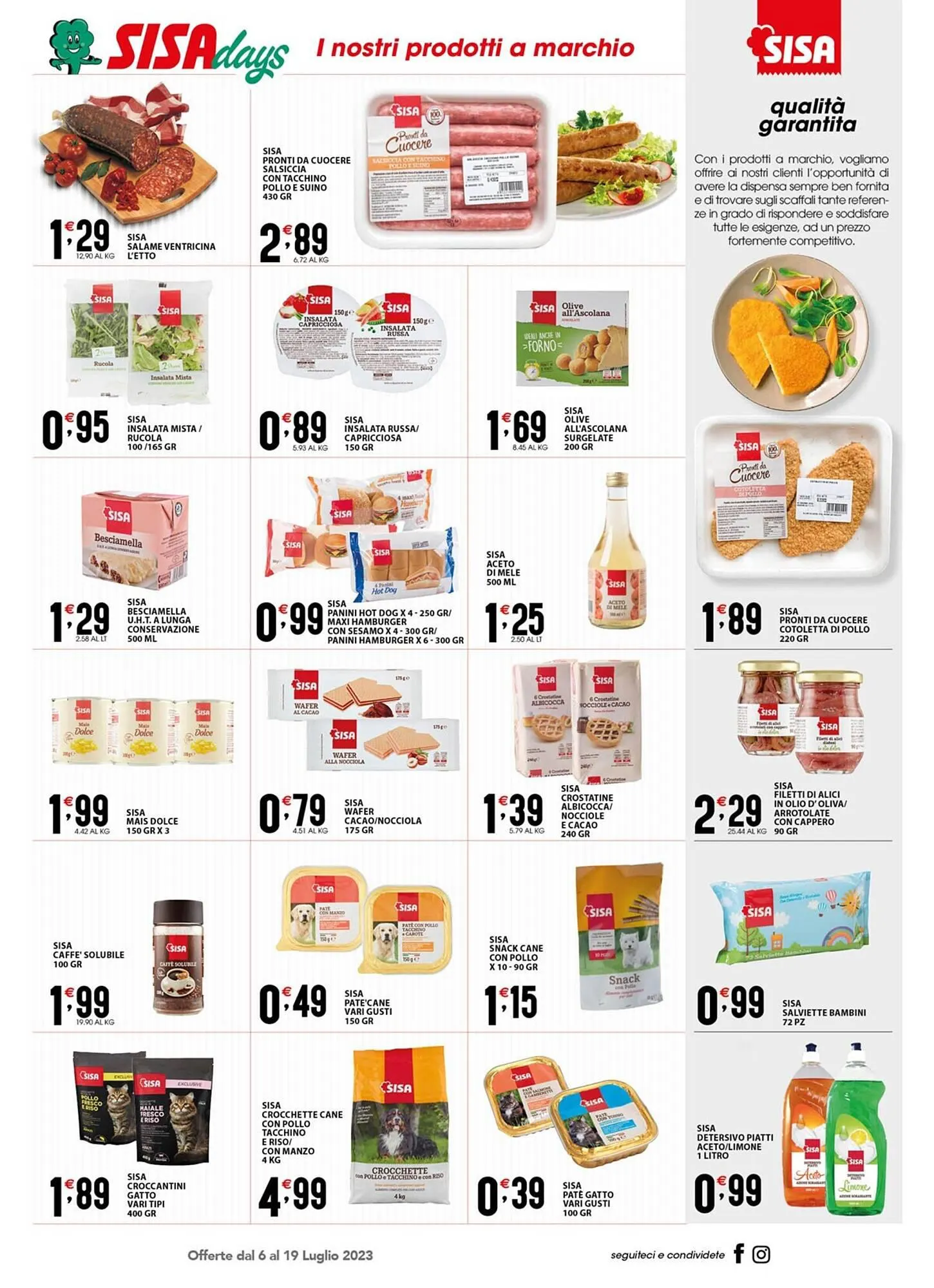 Volantino Sisa da 6 luglio a 19 luglio di 2023 - Pagina del volantino 9