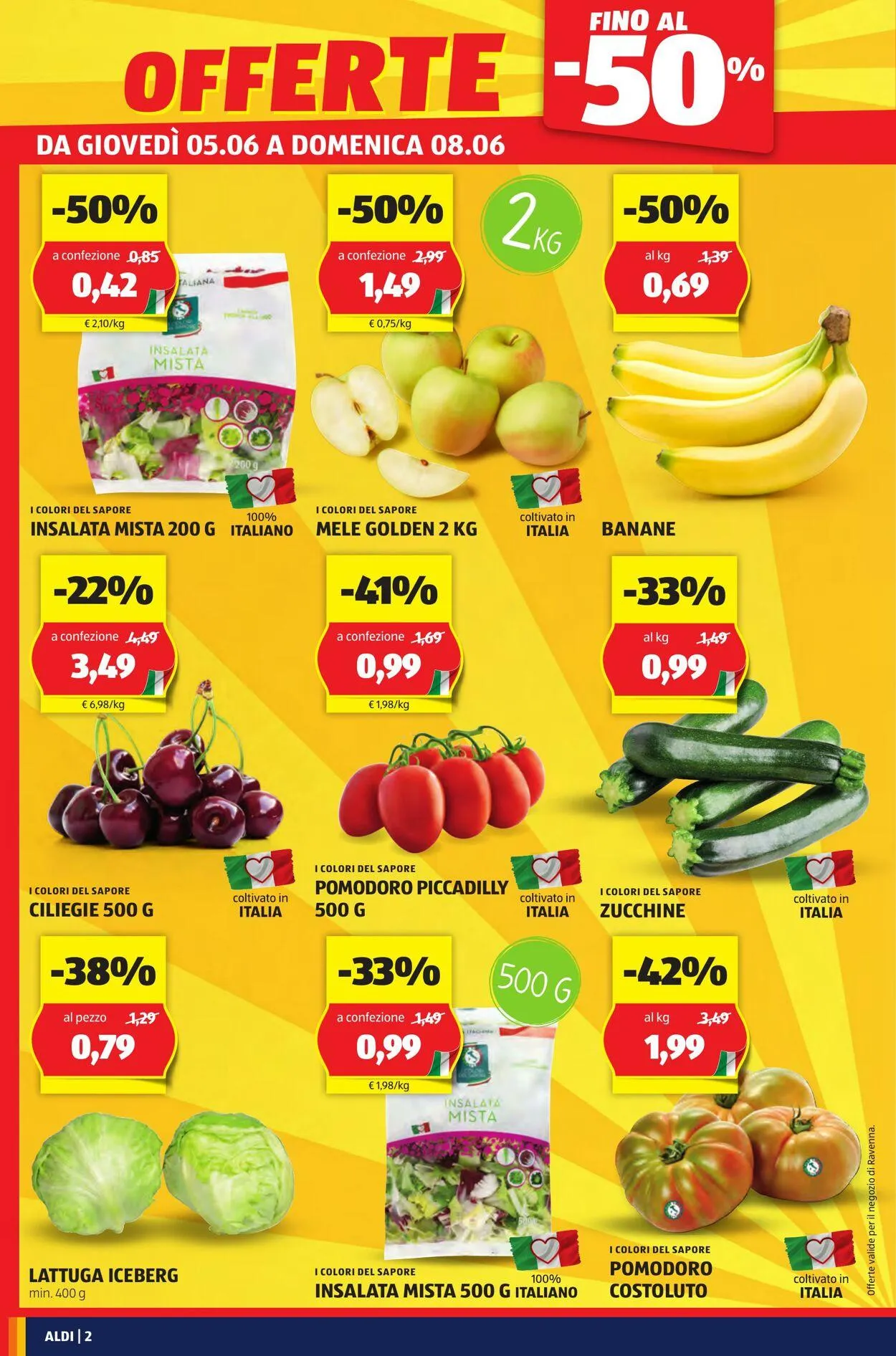 Aldi Volantino attuale da 22 giugno a 6 luglio di 2025 - Pagina del volantino 2