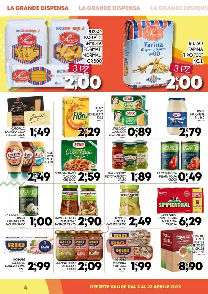 Veri sapori d’Italia da 4 aprile a 23 aprile di 2025 - Pagina del volantino 4