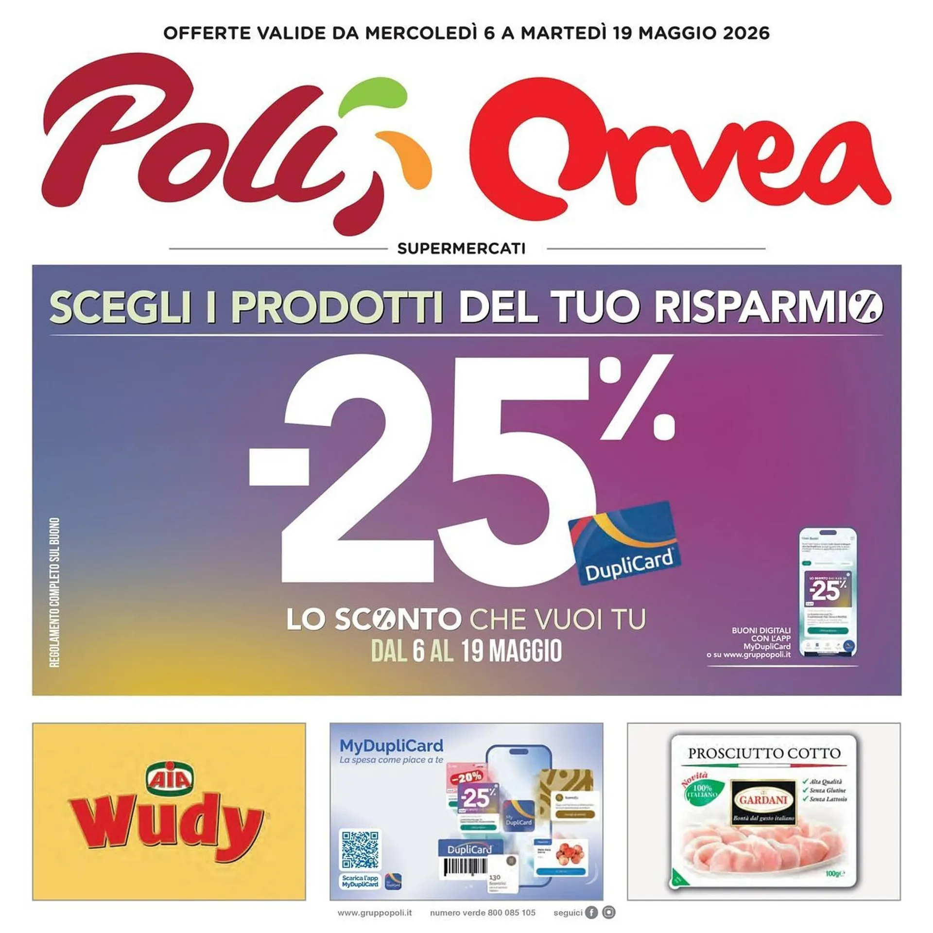 Volantino Orvea da 6 maggio a 19 maggio di 2026 - Pagina del volantino 1