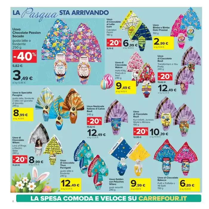 Sconti 30%40%50% da 25 marzo a 7 aprile di 2025 - Pagina del volantino 6