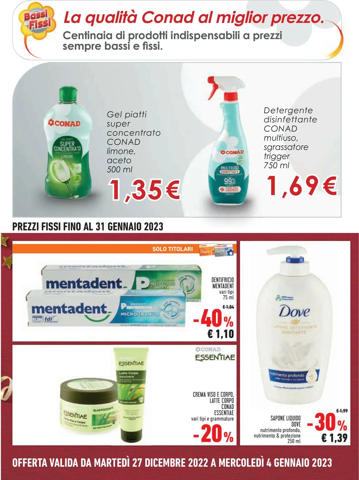 Conad Volantino attuale da 22 gennaio a 4 gennaio di 2025 - Pagina del volantino 12