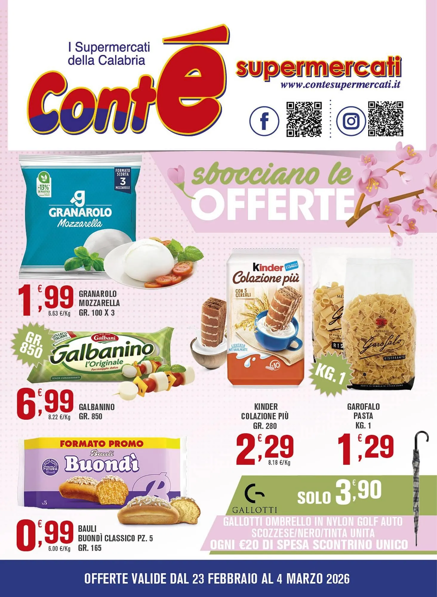 Volantino Conté Supermercati da 23 febbraio a 8 marzo di 2026 - Pagina del volantino 1
