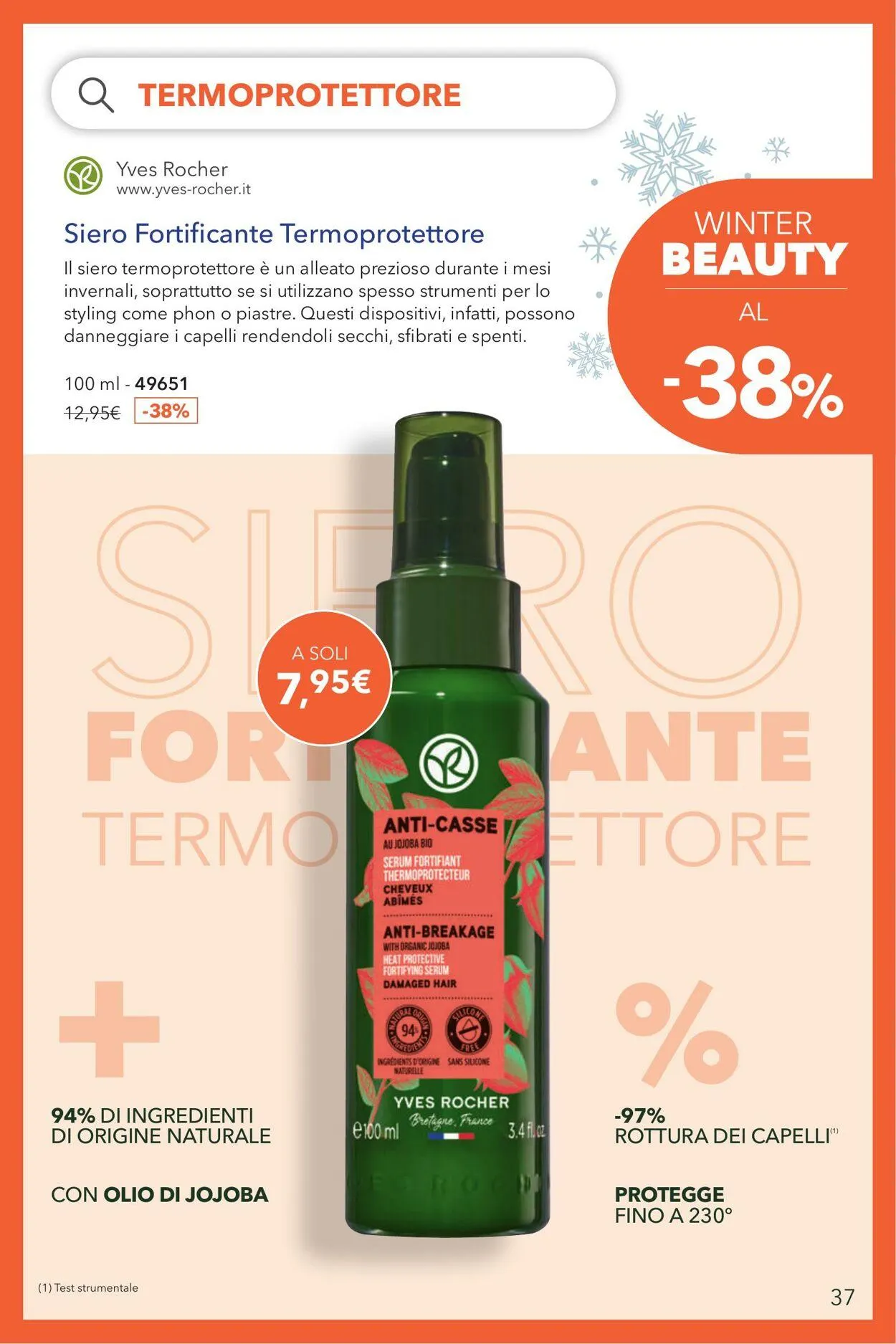 Yves Rocher Volantino attuale da 30 gennaio a 13 febbraio di 2025 - Pagina del volantino 37