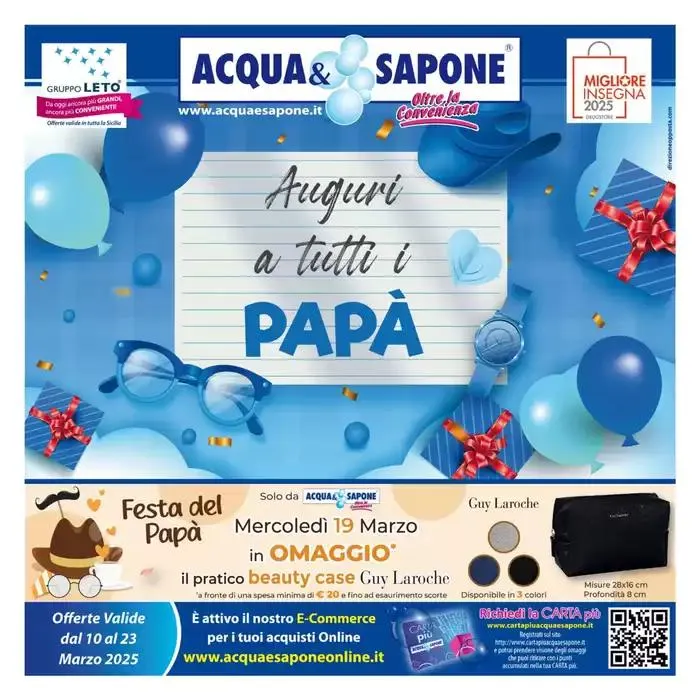 Auguri a tutti i papa da 10 marzo a 23 marzo di 2025 - Pagina del volantino 1