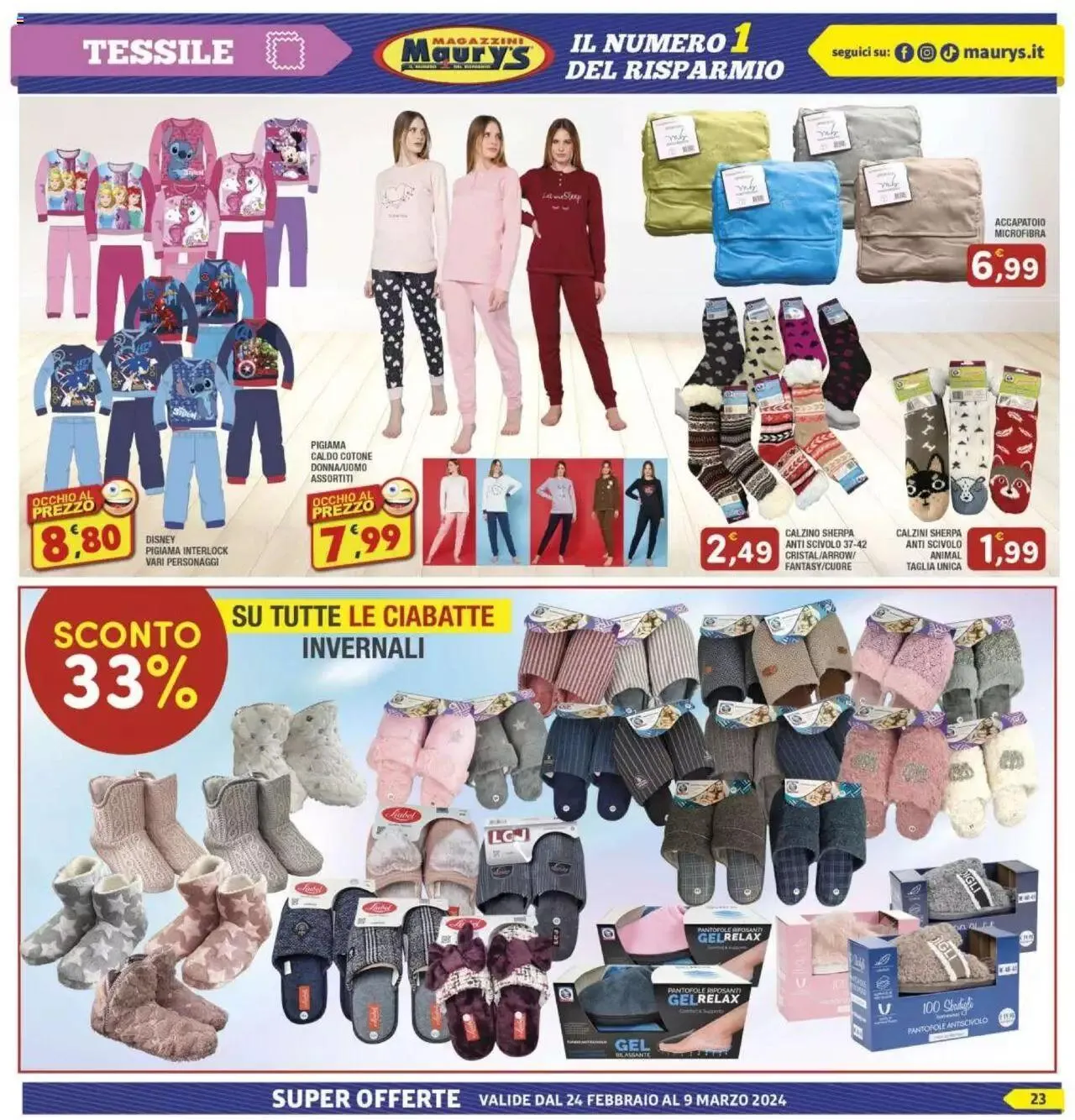 Volantino Maury's da 24 febbraio a 9 marzo di 2024 - Pagina del volantino 23