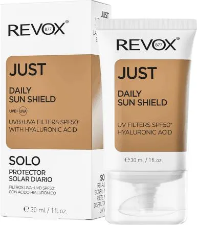 Crema giorno SPF50+ con acido ialuronico, 30 ml