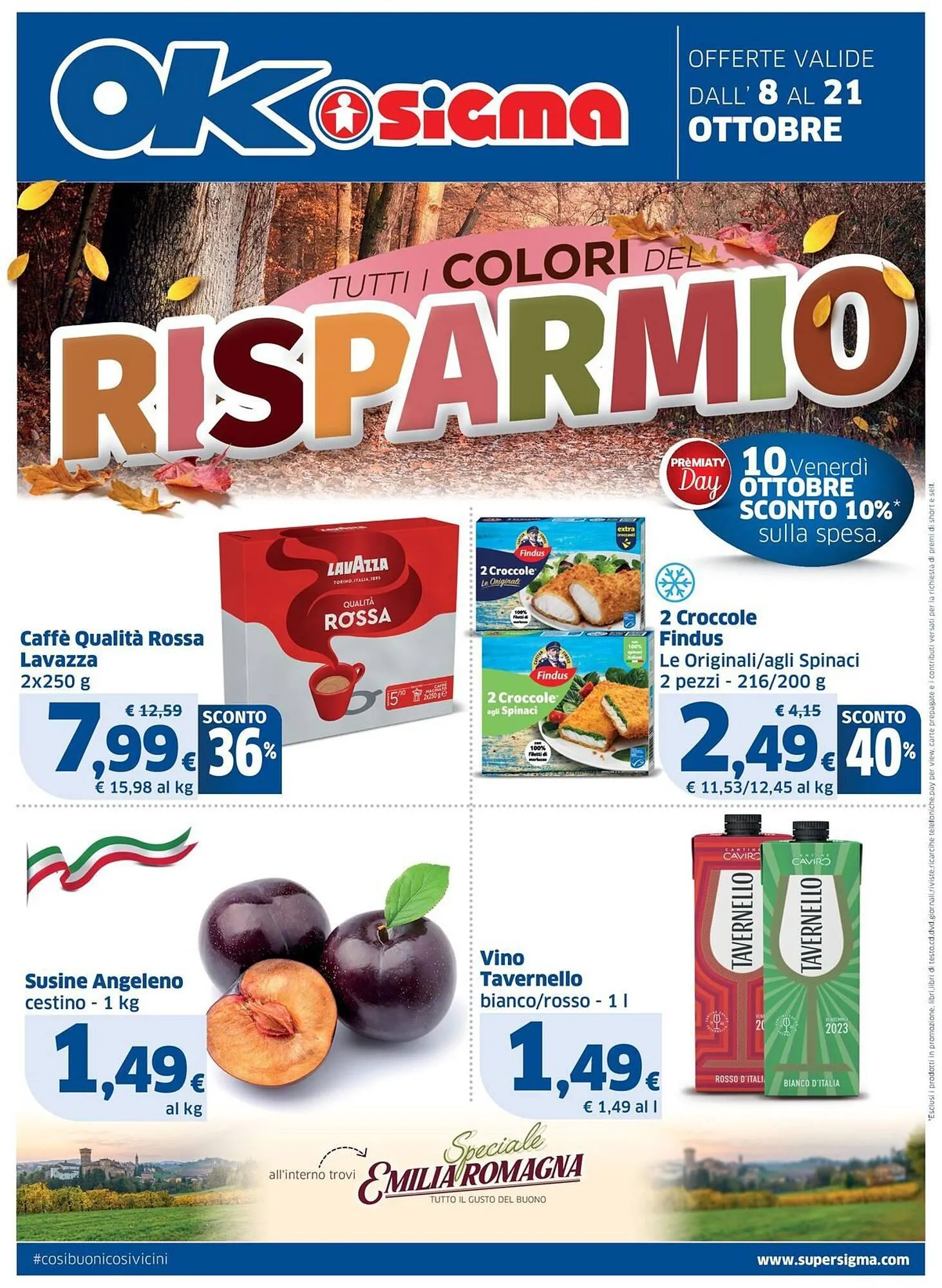 Volantino Ok Sigma da 8 ottobre a 21 ottobre di 2025 - Pagina del volantino 1