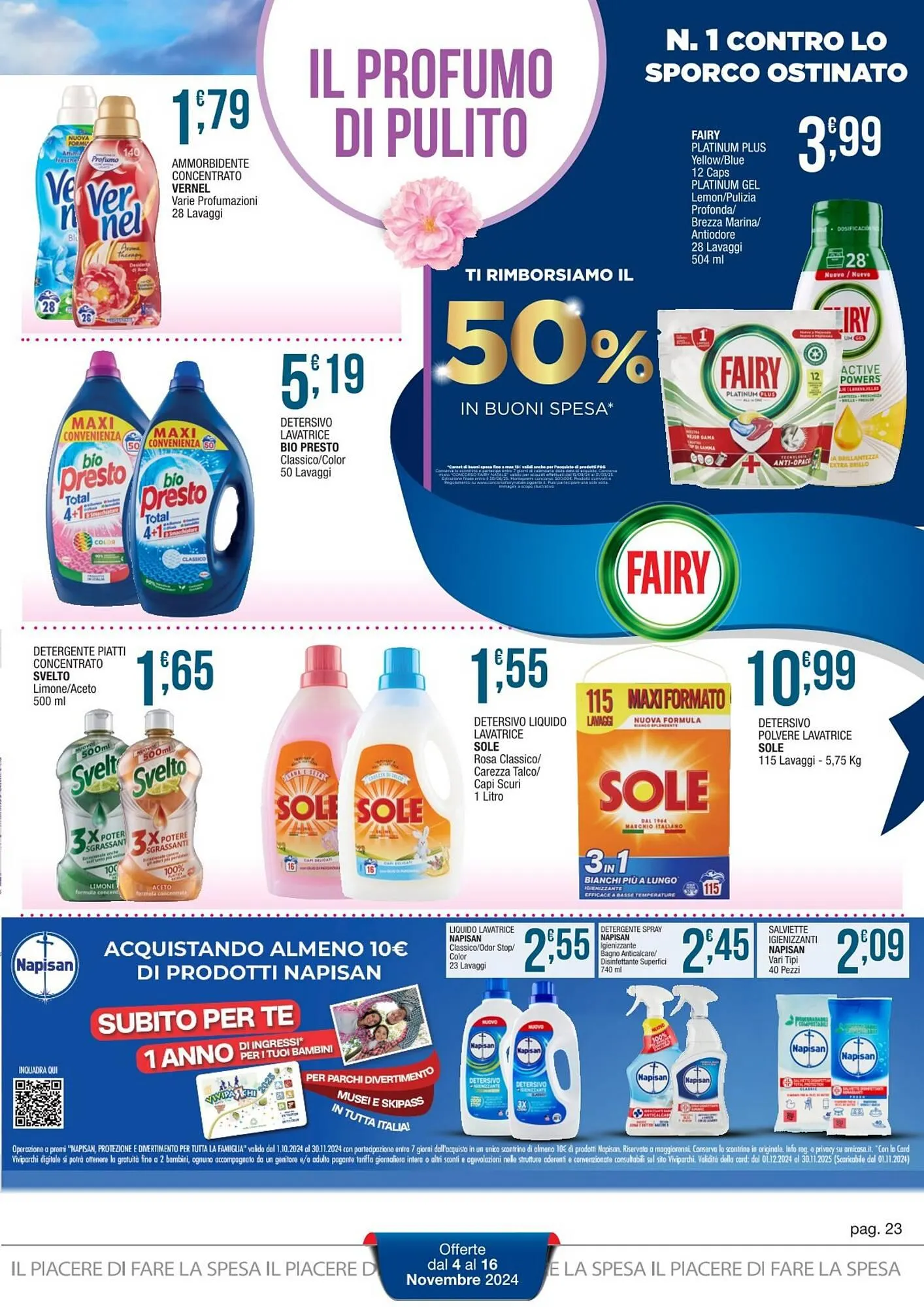 Volantino Maxi Sidis da 4 novembre a 16 novembre di 2024 - Pagina del volantino 23