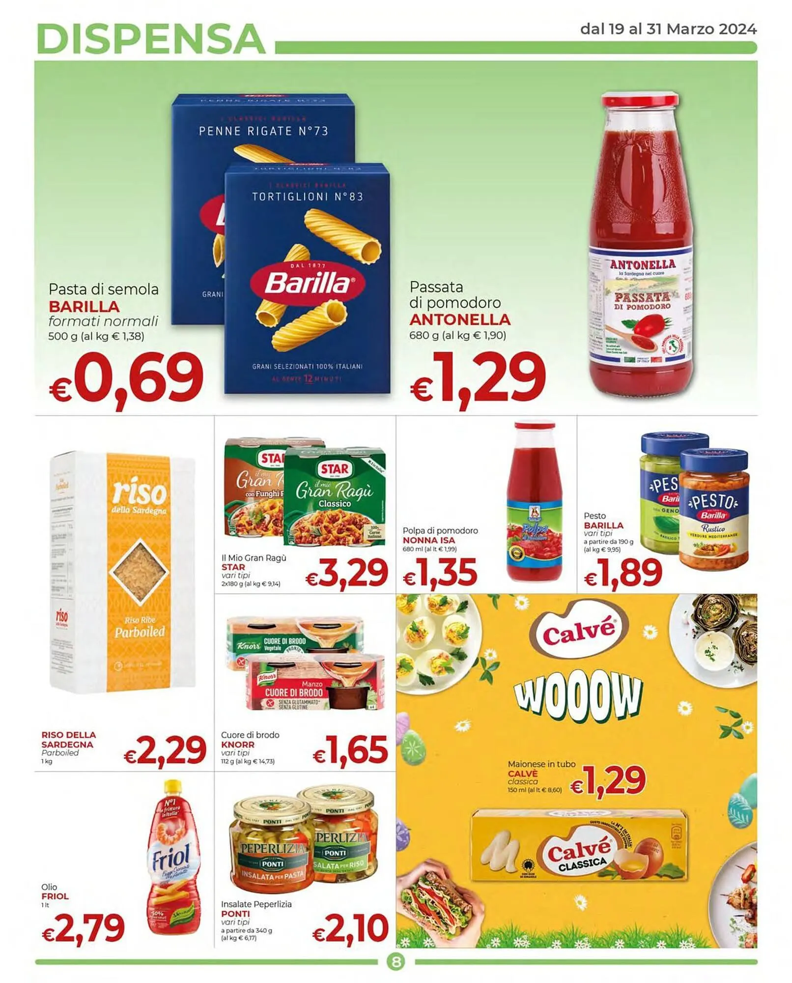 Volantino Supermercati Nonna Isa da 19 marzo a 31 marzo di 2024 - Pagina del volantino 8