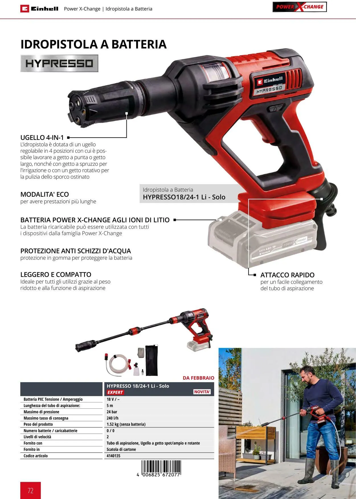 Einhell da 17 giugno a 17 dicembre di 2025 - Pagina del volantino 72