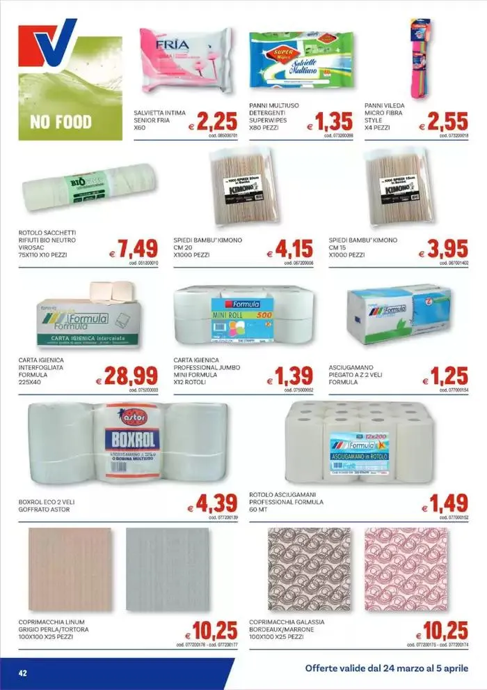 Guida alle offerte da 24 marzo a 5 aprile di 2025 - Pagina del volantino 42